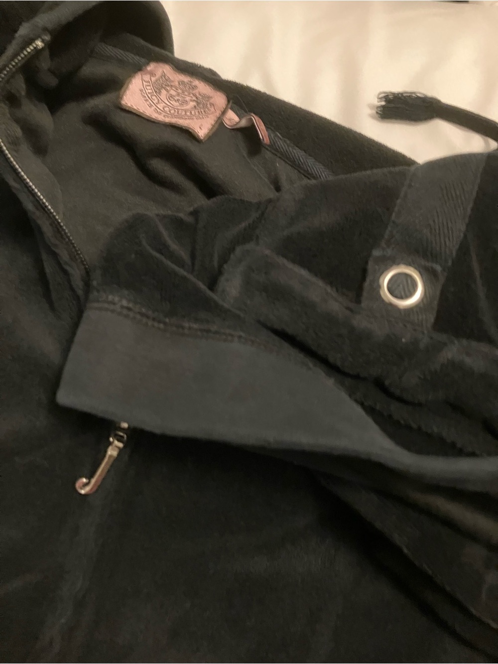 Juicy Couture Black Velour Apparel - Picture 13 of 16